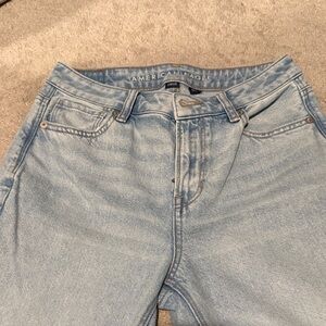 American Eagle Blue Mom Jeans